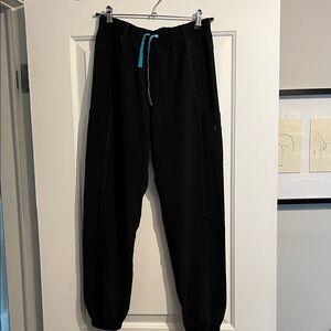Carhartt Black Joggers with Blue Accent